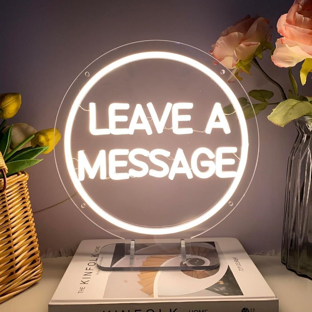 Audio Guest Book LED Neon Sign - Picture 4 of 7